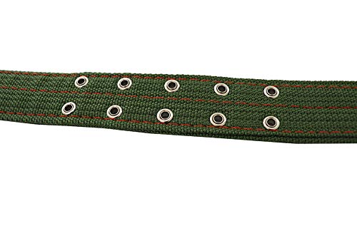 Cow Collar - Adjustable Four-Layer Nylon Thickened Cow Collar Collar with 2-Rows Metal Buckle and Ring Metal Buckle Traction Chain for Horse, Sheep, Cattle, Dog, Camel (25.9inch) - color: 25.9inch