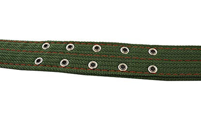 Cow Collar - Adjustable Four-Layer Nylon Thickened Cow Collar Collar with 2-Rows Metal Buckle and Ring Metal Buckle Traction Chain for Horse, Sheep, Cattle, Dog, Camel (25.9inch) - color: 25.9inch