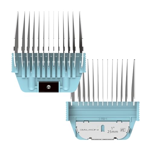 Stainless Steel A5 Wide Guide Comb – Metal Attachment for A5 Wide Blades, Compatible with Wahl KM, Andis, Oster, Heiniger – Smooth & Durable Grooming Guard (25mm - 1") - size: 25mm - 1"