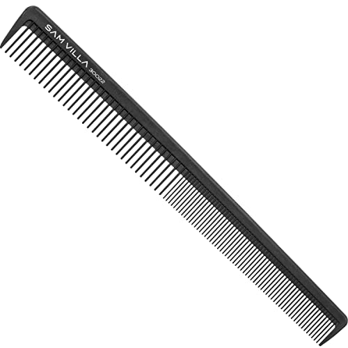 Sam Villa Artist Series Professional Detailing & Hair Parting Comb - color: Black