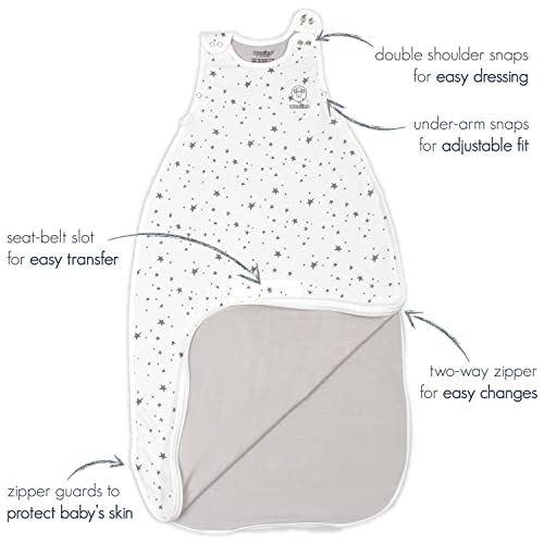 Woolino Toddler Sleeping Bag, 4 Season Merino Wool and Organic Cotton Baby Sleep Bag or Sack, 2-4 Years, Sage - color: Sage