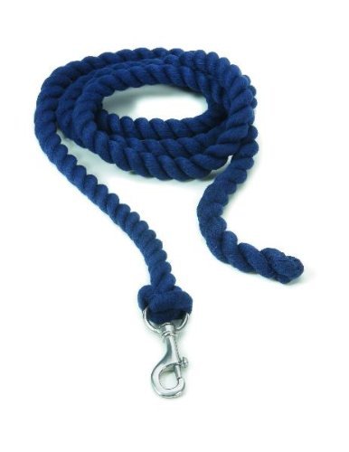 Heavy Duty Cotton Lead Rope (Purple) - color: Purple