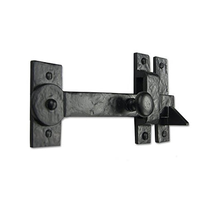 Iron Valley - 7.5" Gate Drop Bar w/Knob (Lever Latch) - Solid Cast Iron