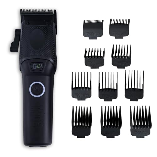TPOB Professional Barber Hair Clippers (Black) - color: Black