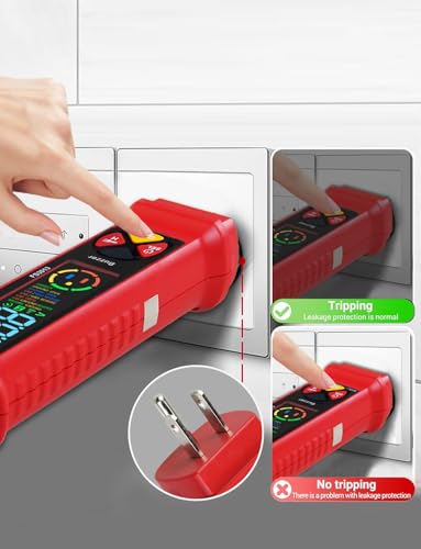 2 in 1 Non Contact Voltage Tester AC 2-440V LCD Wire Breakpoint Finder