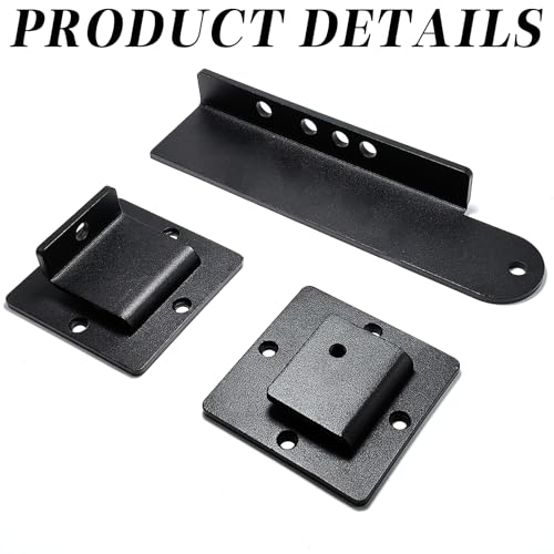 9-Inch Heavy Duty Flip Gate Latch Lock with Padlock Hole – HhdvdyWgd Steel Door Latch for Wooden Fence, Shed, Barn & Double Gates – Outdoor Security Locking Kit (9inch)