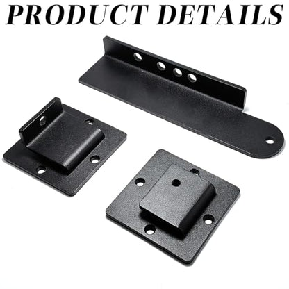 9-Inch Heavy Duty Flip Gate Latch Lock with Padlock Hole – HhdvdyWgd Steel Door Latch for Wooden Fence, Shed, Barn & Double Gates – Outdoor Security Locking Kit (9inch)