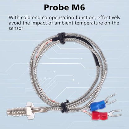 PEMENOL 12V Red Fahrenheit Digital Temperature Meter