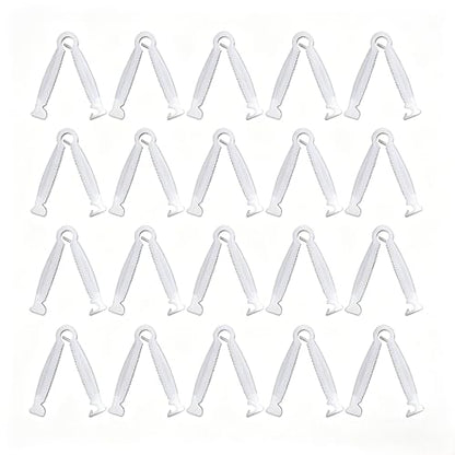 20Pcs Disposable Umbilical Cord Clamps - Sterilized Medical-Grade Puppy Birth Tool for Small Animals | Quick-Release Vet-Approved Pet Delivery Supplies,Veterinary Supplies, Pet Midwifery Tools