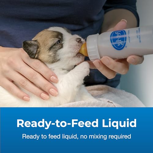 Pet-Ag Goat’s Milk Esbilac Liquid - 11 oz - Ready-to-Feed Puppy Formula with Vitamins, Minerals, and Trace Nutrients for Puppies Newborn to Six Weeks Old - for Sensitive Digestive Systems - size: 11 Oz (Pack of 1)