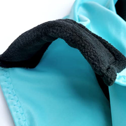 Stretchy Horse Fly Mask with Ears, Large Eye Space Paleblue Pony - color: Pale Blue, size: Pony