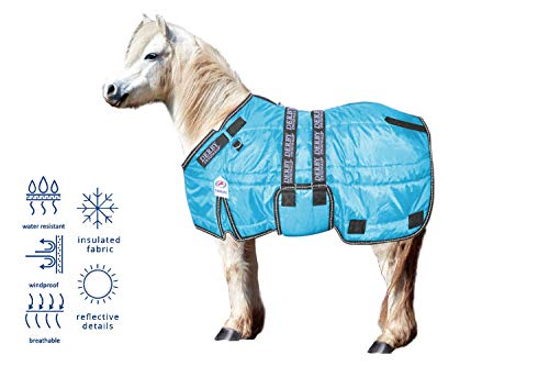 Derby Originals Windstorm 420D Medium Weight Mini Horse & Pony Stable Blanket – Closed Front, 200g Insulation, Breathable Triple-Layer Design, 70T Lining, for Indoor Use Only