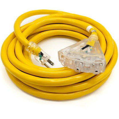 25 ft 10 Gauge Extension Cord - Outdoor Extension Cord - Watt's Wire - size: 25 Ft