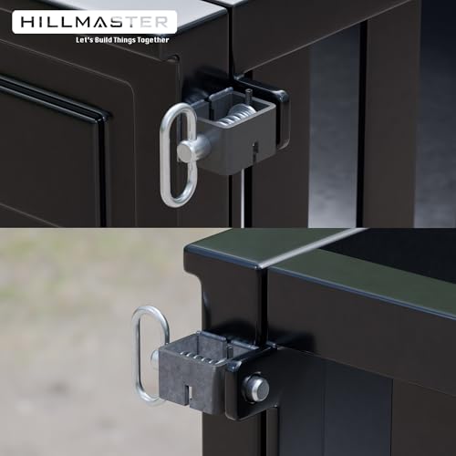 Weld-on Trailer Spring Latch Lock, Heavy Duty Trailer Gate Latch Universal Long Spring Lock, Spring Latch Assembly with Plain Tube,Spring Loaded Latch for Barn Doors, Tracks & Ramp Doors (Pack of 2) - size: 3.5in