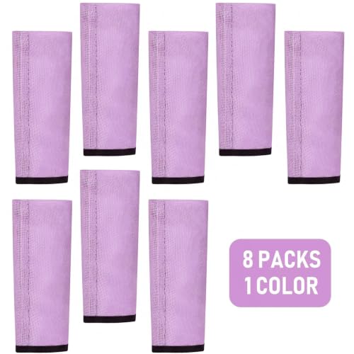 Jexine 8 Pcs Mesh Fly Boots for Horse - color: Light Purple