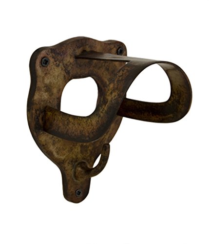 Brass Bridle Rack (Brown Patina) - color: Brown Patina