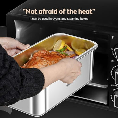 Food Container with Lids Kitchen Storage Container with Date Indicator (2.4L) - size: 2.4L