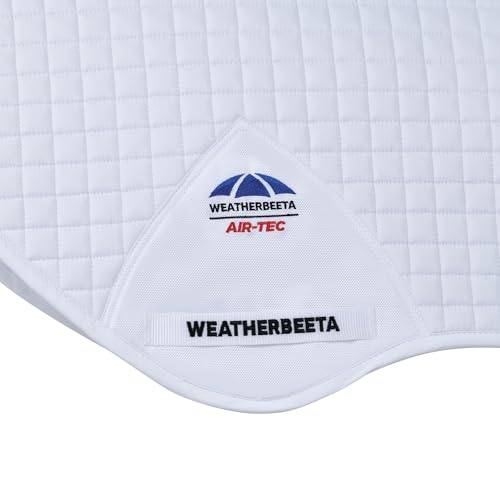 WeatherBeeta Prime Air-Tec Jump Shaped Saddle Pad - color: White, size: Large