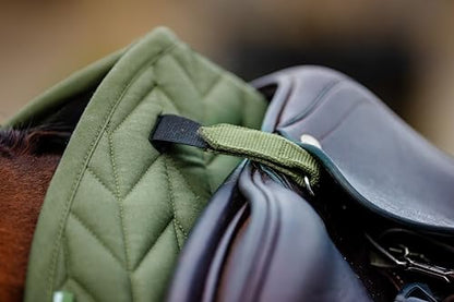 Horseware Ireland Amigo Bramble Green English Jumping Saddle Pad