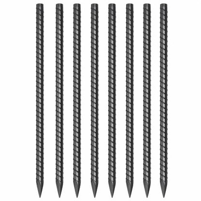 1/2 Inch Diameter Rebar Stakes 48 Inch 8-Pack Concrete Form Stakes - size: 48"-Φ1/2"-8pcs