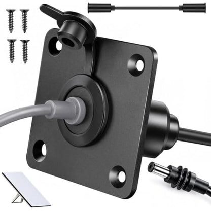 RV Cable Wall Pass Through Kit for Starlink Mini, Waterproof Design - color: for Starlink Mini ( Black )