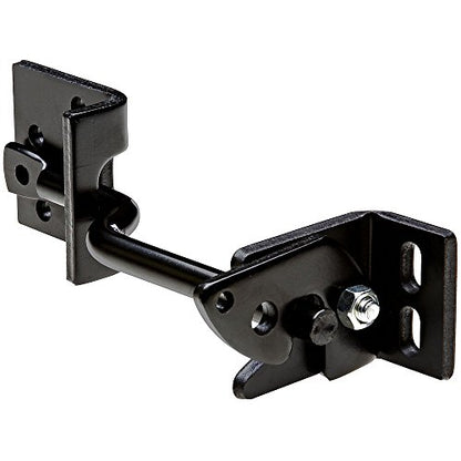National Hardware Adjust-O-Matic® Heavy-Duty Gate Latch, 8", Steel, Black