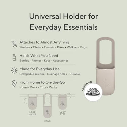 Ryan & Rose Cutie Holder Universal Stroller Cup Holder (Black) - color: Black