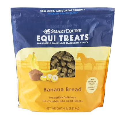 SmartEquine Equi Treats Banana Bread Flavor, 4 lb Bag