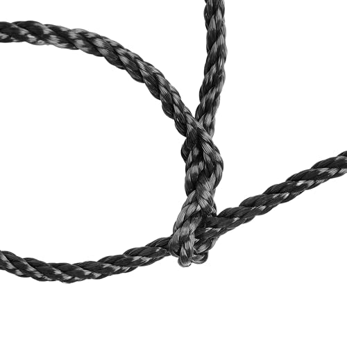 Weaver Leather Black Poly Rope Calf Halter