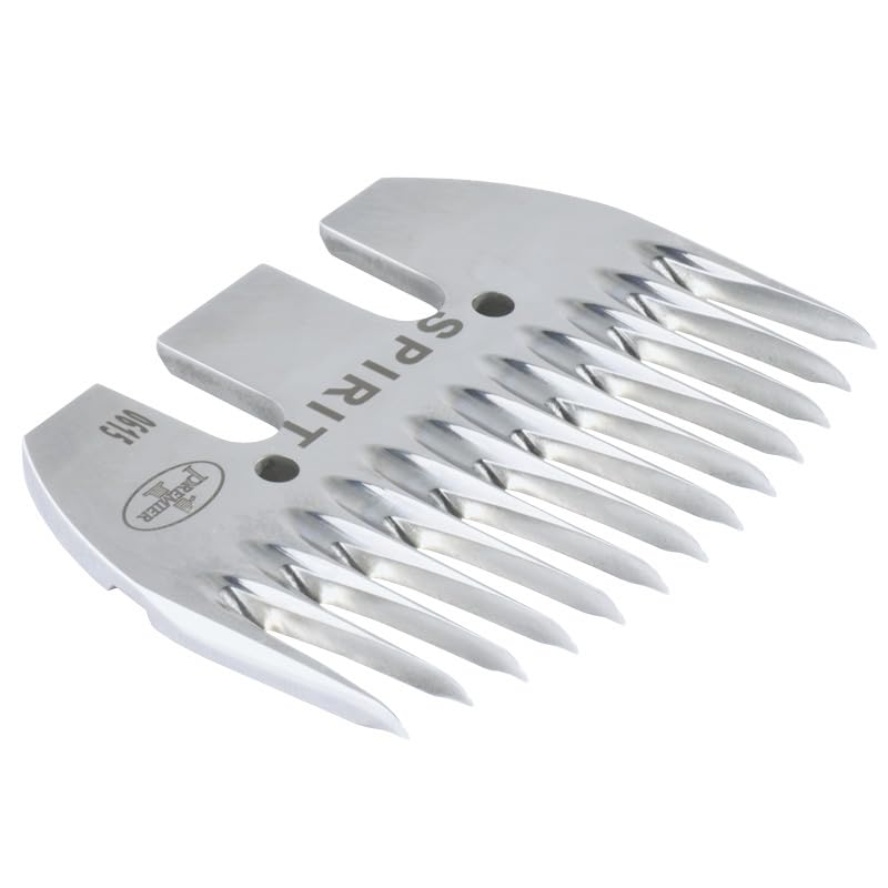 Premier 1 Spirit Comb for Livestock Shearing Machine | General purpose comb — popular for beginning shearers & small flocks. For dagging, fly-strike. 3.2mm thick. Fits any 3" head.