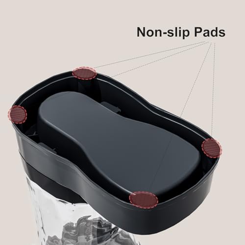 Automatic Dog Water Dispenser, Stainless Steel Bowls Feeder, 100% BPA-Free - color: Dark Grey, size: 2.1 Gallon