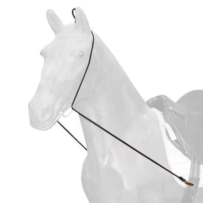Horse Side Reins with Elastic Latex, Adjustable Equestrian Training Equipment, Horse Neck Stretcher, Nylon Training Rope for Horse Training (118in Length)
