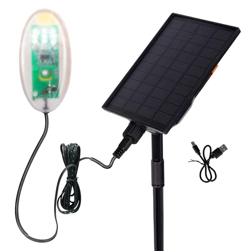 Solar Electric Fence Indicator Alarm Light, 1/2 Mile Bright Tester
