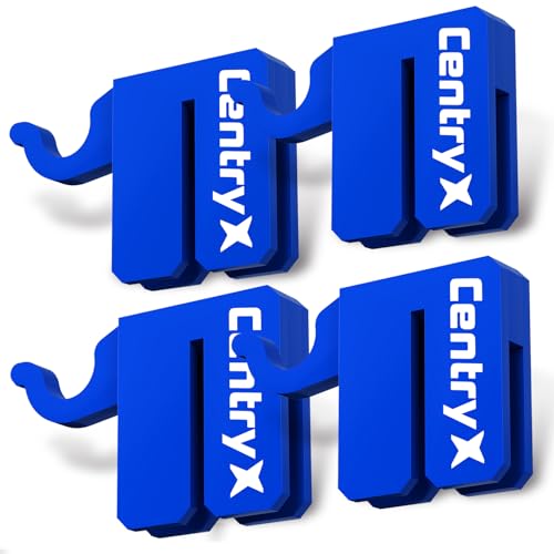 T-Post Target Hanger Tactical Elephant T Post Target Holder AR500 Metal T Post Targets Hook Stand, Easy Assembly, Gread for Standard T-Post - Hang Metal Plates, Gongs, Torsos - color: Blue-4 Pack