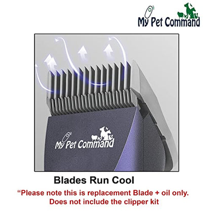 My Pet Command #4F Blade for Cordless Pet Clipper Model MPC15DS - size: 4F Blade 9.6mm