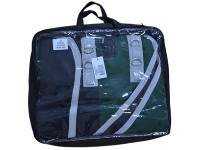 1200D Waterproof Medium Weight Poly (250g Fill) Horse Winter Turnout Blanket with Standard Neck AT010002GN-66 - color: Green, size: 66"