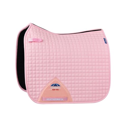 WeatherBeeta Prime Air-Tec Dressage Saddle Pad - color: Light Pink, size: Large