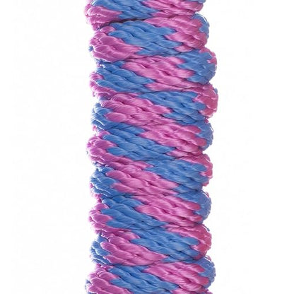 Equinavia Stella 8' Lead Rope with Snap Buckle - Light Blue/Pink - One Size - color: Light Blue/Pink