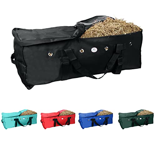 Majestic Ally 1200 D Nylon Fabric Heavy-Duty Hay Bale Storage Bag (Black, Large) (Pack of 2) - color: Black, size: Large (Pack of 2)