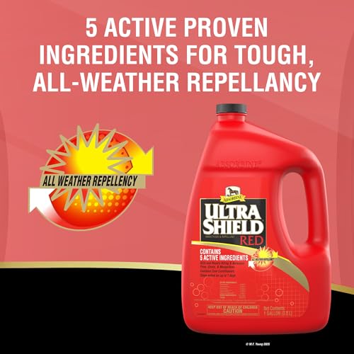 Absorbine UltraShield Red Insecticide & Repellent, 128 fl oz Gallon - size: 128 Fl Oz