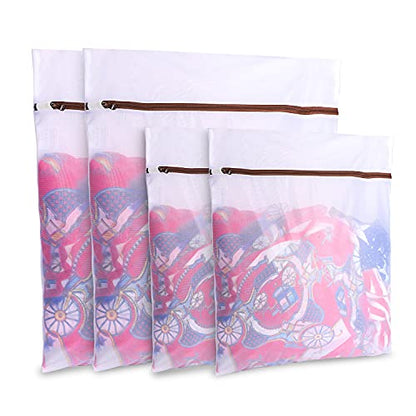 GOGOODA Mesh Laundry Bags for Delicates Durable Protective Wash Bags - size: 2L, 2XL