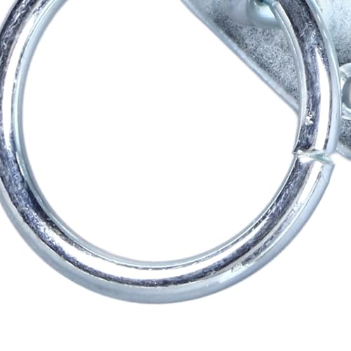 Tie Ring,Tie Ring Plate Horse Barn Supplies for Stable Horse Bathing | Tie Ring for Horses, Metal Block Tie Ring Replacement Hitching Rings Tie down ﻿