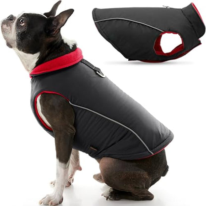 Gooby Sports Vest Dog Jacket, Black, Small - color: Black, size: Small chest (~13.25")