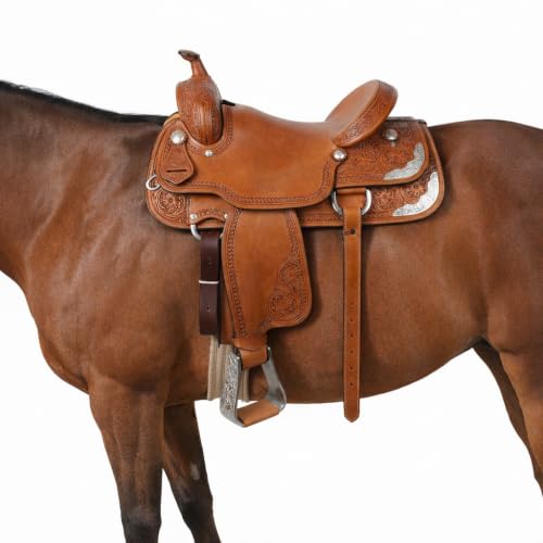 CHALLENGER Western Horse Saddle Stirrups 3" Tread Engraved Aluminum Deep Roper 5-1/2" Wide 5156
