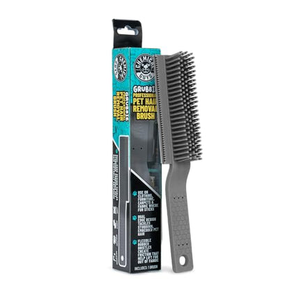 Chemical Guys, Multi-Surface Pet Hair Removal Brush for Upholstery & Carpet