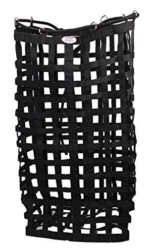 Derby Originals XL Go Around Slow Feeder Horse Hay Bag with Super Tough Bottom and 1 Year Warranty, Black, 71-7132BK - color: Black