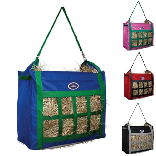 Derby Originals Top Load Hay Bag with Super Tough Bottom and 6 Month Warranty (Royal Blue/Turquoise) - color: Royal Blue/Turquoise