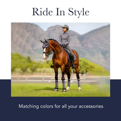 LeMieux Rubber Bell Overreach Horse Boots - Protective Gear and Training Equipment - Equine Boots, Wraps & Accessories - color: Black