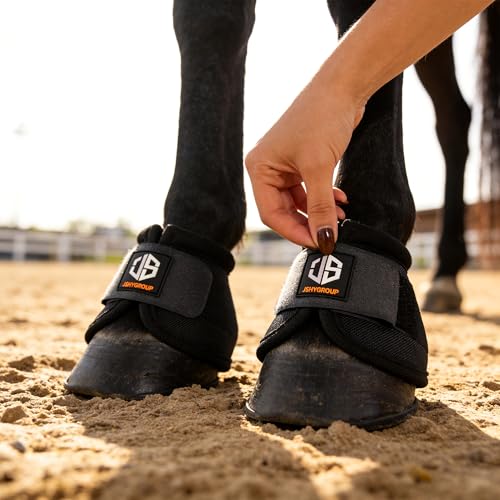 Bell Boots for Horses Horse Equine Overreach Ballistic Bell Boots - size: M