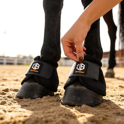 Bell Boots for Horses Horse Equine Overreach Ballistic Bell Boots - size: M